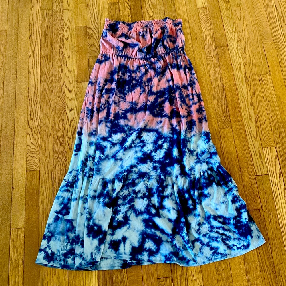 Anthropologie x AMADI Tie Dye Maxi Dress